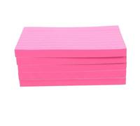 GLEAVI 500 Pièces Bloc-notes Adhésif Rose à Grands Carreaux, Papier | Déchirable Facilement, Écriture Fluide, Finition Mate, pour Moniteurs, Cahiers, Cours en Classe