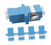 GLEAVI 5pièces Adaptateur Fibre Optique LC pour Raccordements Réseau Coupleur De Câble Fibre Optique Compatible avec Connecteurs Simplex