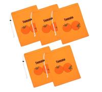 GLEAVI 5pièces Pochette Isotherme De Camping Réutilisable en Film Aluminium pour Fruits Et Légumes avec Cordon De Serrage