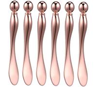 GLEAVI 6 Pièces Applicateur de Crème Contour des Yeux Massant et Spatule Outil de Maquillage Élégant et Pratique pour Teint