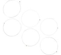 GLEAVI 6 Pièces Cordes de Guitare Classique Cordes de Guitare Électrique et Prolonge Leur Durée de Vie et Acoustique Débutants et Professionnels