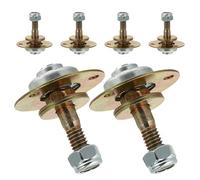 GLEAVI 6 Pièces Lot de Roulements pour Chaise à Bascule Mécaniques Fer Plaqué pour Remplacement et Réparation de Glisseurs Silencieux et Robustes