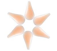 GLEAVI 6 Pièces Protège-dessous Invisible en Silicone Auto-adhésif, Léger et Confortable, Forme Bouclier sans Couture, pour Bikini et Piscine, Protège Discrètement la Zone Intime