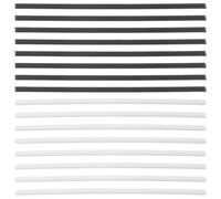 GLEAVI 60 Pièces Repères Latéraux pour Manche de Guitare et Basse en Abs Noir et Blanc, Points D'incrustation Précis 2x50mm pour Fabrication DIY D'instruments