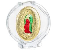 GLEAVI 6pièces Bouteille Eau Bénite Verre Contenant Décoratif Relief pour Église Catholique Communion Mariage Baptême Maison Bureau Voyage