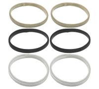 GLEAVI 6pièces Lot de Jarretières Extensibles pour Manches de Chemise Ajusteurs Antidérapants Brassards Élastiques Maintien des Manches pour Femmes et Hommes