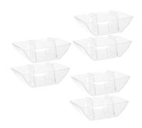GLEAVI 6pièces Récipient à Huile De Hotte De Cuisine Collecteur Huile Pratique Et Réutilisable Pour Compatible Plupart Des Hottes