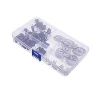 GLEAVI 80 Pièces Clips Fixation Automobile Vis U-forme Métal Résistant Chaleur Assortiment Agrafes Carrosserie Pour Protection Sous-moteur