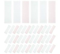 GLEAVI 90 Feuilles Cartes de Rangement pour Ruban Washi, , Pp, Impression Quadrillée Précise, Bords Arrondis, Grille Claire, pour Journal Intime et Planification au Travail