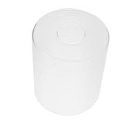 GLEAVI abat-jour Cylindrique Verre Transparent Remplaçant pour Suspension Lampe de Salon Chambre Bureau Compatible Lampes Standard Résistant Chaleur et Facile à Nettoyer