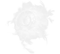 GLEAVI Abat-Jour Décoratif en Tissu Plume pour Lampe de Table et Lampadaire E27/E14 Diffuseur de Lumière Douce Style Duveteux Blanc pour Chambre et Salon Remplacement D’Abat-Jour