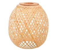 GLEAVI Abat-jour en bambou rustique : suspension de style rustique - design léger pour des espaces de vie et des lieux chaleureux