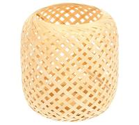 GLEAVI Abat-Jour Tissé en Bambou Petit Format Léger et Solide pour Lampe Suspendue ou Lampe de Bureau Protège les Yeux Lumière Adoucie pour Décoration Intérieure et Hôtel