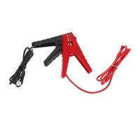 GLEAVI Accessoire Câble de Clôture Électrique Pinces Crocodiles Lot de 2 Câbles de Démarrage Rouge et Noir Usage pour Clôture Agricole et Prévention D’Échappée de Bétail