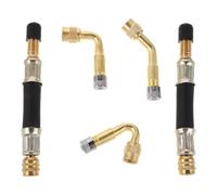 GLEAVI Adaptateur De Valve pour Pompe à Vélo Rallonge avec Angles De Degrés Connecteur Multi-Usage pour Gonflage De Pneus