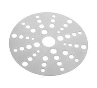 GLEAVI Adaptateur Plaque Induction 28 Cm en Acier Inoxydable Argenté, Feuille Conductrice de Chaleur Solide et Anti-rouille pour Ustensiles Cuisine et Casseroles Induction
