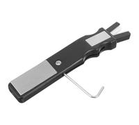 GLEAVI Aiguiseur de Patins à Glace en Carbure de Silicium Meule Compacte pour Affûtage Précis des Lames de Hockey et Patinage Artistique Accessoire Pratique pour Entretien des