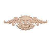 GLEAVI Applique Décorative en Bois Sculpté Beige pour Meubles et Coins, Installation Adaptable et Résiliente, Design Classique Vintage pour Améliorations Résidentielles