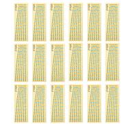 GLEAVI Autocollants pour Manche de Guitare Notes et Repères de Gammes, 20 Pièces, pour Apprentissage et Théorie Musicale des Débutants