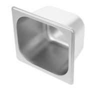 GLEAVI Bac Inox Alimentaire Acier Inoxydable Bac pour Buffet Réchaud et Restauration Bordures Sécurisées Usage Polyvalent Cantine et Restaurant