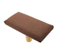 GLEAVI Banc de Contemplation Ergonomique Petit Taille Tabouret à Genoux en Bois avec Coussin Marron Chaise Portable pour Yoga Assis et Prière Adapté aux Moins de 150 CM Usage