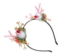 GLEAVI Bandeau à Cornes de Renne pour Femmes en Polyester et Plastique, Confortable à Porter et Résistant, Accessoire Créatif pour Décoration Quotidienne et Carnaval