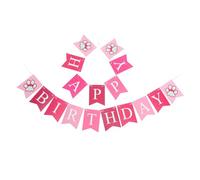 GLEAVI Bannière Anniversaire pour Chien et Sûre Décoration Festive pour Fête de Chiot Facile à Installer et Réutilisable Accessoire Photo Unique pour Animaux de Compagnie