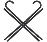 GLEAVI Bâton de Magicien Cosplay 2 Pièces, Jouet de Divertissement, Canne Quatre Sections en Plastique, Accessoire de Costume Théâtral Halloween, Accessoire de Fête et Spectacle