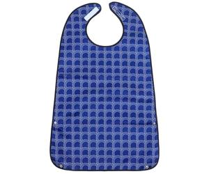 GLEAVI Bavoir pour Personnes Âgées Multi-usage Réglable à Sangle Boucle à Pression, Tissu Solide, Motif Coloré, Lavage Répété, Protection Vêtements Quotidienne, Aide à L’alimentation