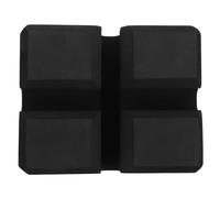 GLEAVI Bloc D’Assistance pour Développé Couché Multifonction en Matériau Solide Taille Compacte Couleur Noire Équipement de Musculation et Exercices Abdominaux pour Préparation au