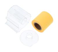 GLEAVI Bloc-notes Adhésif Rouleau Orange Compact, Autocollants Mémo Portable Forte Adhérence, Papier Déchirable Multifonction pour Bureau, Maison et Voyage, Accessoire de Note Pratique