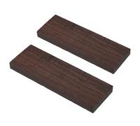 GLEAVI Blocs de Bois D'ébène 2 Pcs pour Guitare Acoustique, Pièces Détachées pour Chevalet et Sillet, Accessoires DIY pour Fabrication D'instruments, Compatibles Cordes Nylon, Kit