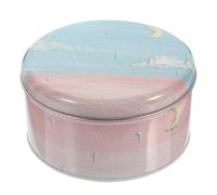 GLEAVI Boîte à Biscuits Vintage avec Motif Créatif Petite Boîte Ronde pour Bonbons et Cadeaux Raffinée et Réutilisable