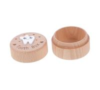 GLEAVI Boîte à Dents Pour Garçon Fille Bois Coffret De Rangement Pour Dents De Lait Souvenirs Perdus Petits Trésors