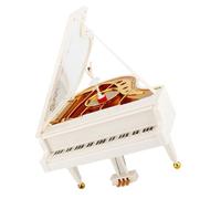 GLEAVI Boîte à Musique Piano Rotative Moyenne Taille Danseuse, Boîtier en Matériau Solide, Fonction Mélodie Douce, Décoration Bureau et Intérieur, Présent pour Adultes et Garçon