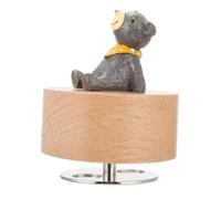 GLEAVI Boîte à Musique Rotative Ours Décor de Chambre Cadeau Anniversaire Noël Ambiance Chaleureuse et Romantique pour Filles et Femmes