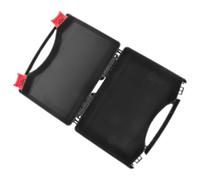 GLEAVI Boîte à Outils Multifonctionnelle Étanche Noire 1 Pièce en Plastique Portable pour Rangement D’Outils Électriques et Entretien à Domicile Conteneur Compact pour Bricolage et