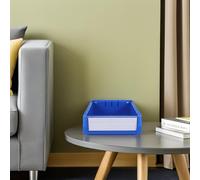 GLEAVI Boîte de Rangement Compartimentée en Plastique 300X234X90 MM Organiseur pour Petites Pièces avec Séparateurs Ajustables Coffret à Outils Portable pour Visserie Bricolage et