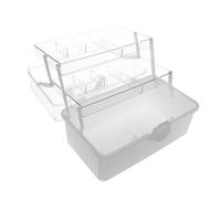 GLEAVI Boîte de Rangement Médicale Portable Organisateur Familial Grand Volume Facile pour Voyage Secours