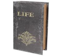 GLEAVI Boîte de Rangement Noël en Bois Petite Taille Décor Bible Festive Boîte à Bonbons Compacte Présent de Fête Pratique et Décoratif Fournitures pour Décoration de Noël