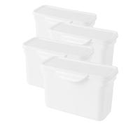 GLEAVI Boîte De Rangement Pour Lessive En Lot De 4 Étanche Couvercle Organisation Pratique Pour Usage Domestique Stockage De Détergent Conteneur Polyvalent Voyages