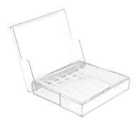 GLEAVI Boîte d'Injection Étanche à la Lumière 2 Ml 5 Pièces en Plastique Transparent Mallette de Rangement Médicale pour Ambulance Hôpital et Centre de Soins