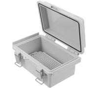 GLEAVI Boîtier Électrique Extérieur Étanche 100X150X70 MM Boîtier de Distribution d'Énergie Robuste Loquets Boîte de Connexion Sécurisée pour Installation Domestique et Industrielle