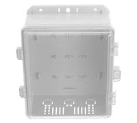 GLEAVI Boîtier Électrique Extérieur Étanche en Plastique ABS avec Porte Transparente Grosse Capacité Boîte de Jonction du Projet pour Installation Facile et Protection L’Eau Charnière