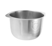 GLEAVI Bol Mélangeur Inox 5l pour Hachoir à Viande Domestique, Accessoire de Remplacement Compatible Robot Culinaire, Bol Alimentaire Facile à Nettoyer, Usage Polyvalent la Cuisine