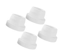 GLEAVI Bouchons en Caoutchouc pour Échelles de Piscine Enterrée 4 Pièces Embouts 4,8 Cm pour Tubes Standard, Butoirs Antidérapants Résistants et Solide, Accessoires de Protection