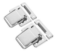 GLEAVI Boucles de Fermeture en Acier Inoxydable pour Valises et Boîtes Isothermes Lot de 2 Légères et Compactes Installation Facile pour Usage Polyvalent