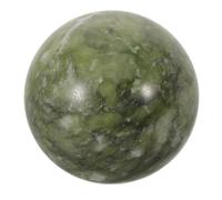 GLEAVI Boule de Pierre de Jade Naturelle, Sphère de Cristal Vert Polie la Main, Décoration de Table pour Contemplation et Décoration Intérieure, Entretien Facile