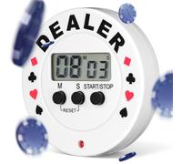 GLEAVI Bouton de Jeu de Cartes : Minuteur Numérique Horloge Aveugle