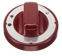 GLEAVI Bouton de Remplacement pour Cuisinière à Gaz Bouton de Commande Rouge en Bakélite Résistante Haute Température Diamètre 70 MM Compatible 6/8/10 MM D’Axe Accessoire Cuisine